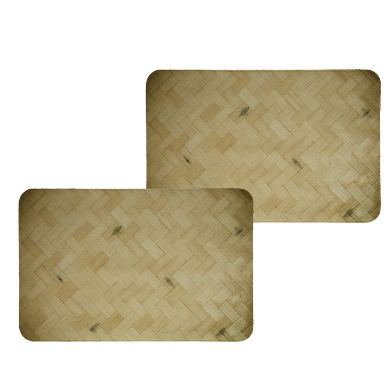 زیربشقابی طرح حصیر کد 8060 مجموعه 2 عددی