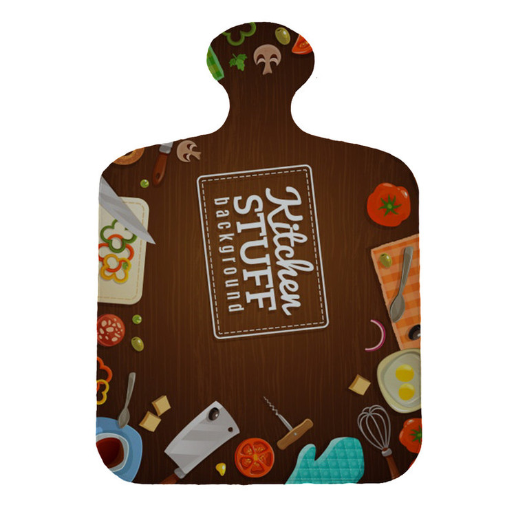 پادری مدل تخته گوشت طرح kitchen کد 8083 سایز 110×80 سانتی متر