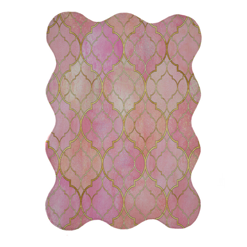 پادری مدل دالبر طرح کلاسیک کد 8613 سایز 80x110 سانتی متر