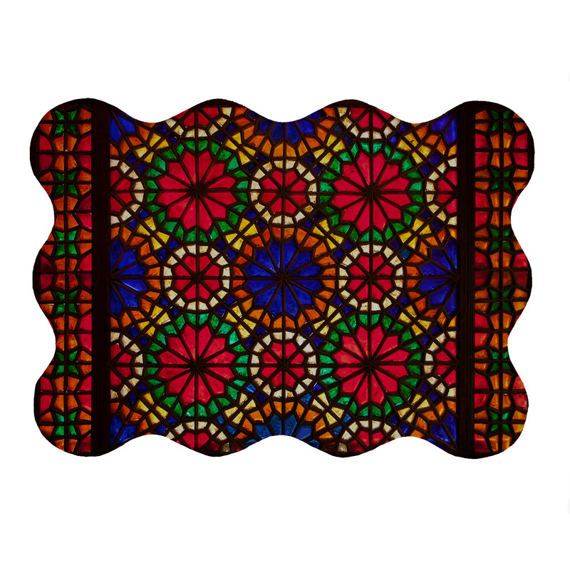 پادری مدل دالبر طرح سنتی کد 5802 سایز 80x110 سانتی متر