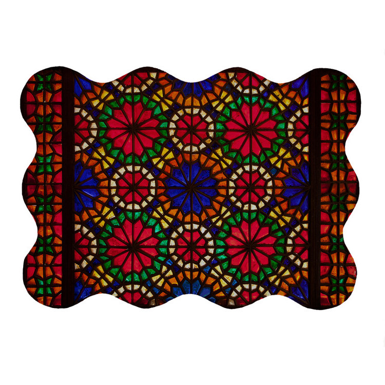 پادری مدل دالبر طرح سنتی کد 5802 سایز 80x110 سانتی متر