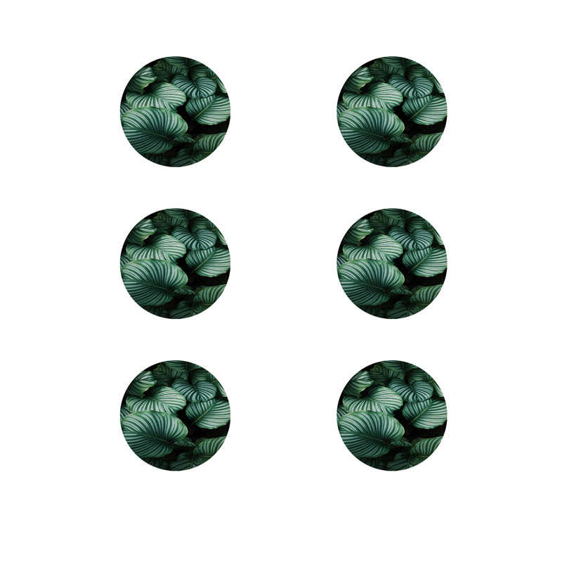 زیر لیوانی طرح گلبرگ کد 8535 بسته 6 عددی