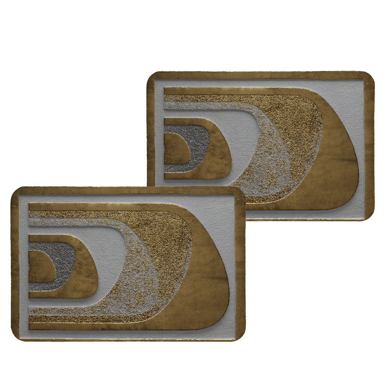 زیربشقابی طرح کلاسیک کد 8841 بسته 2 عددی
