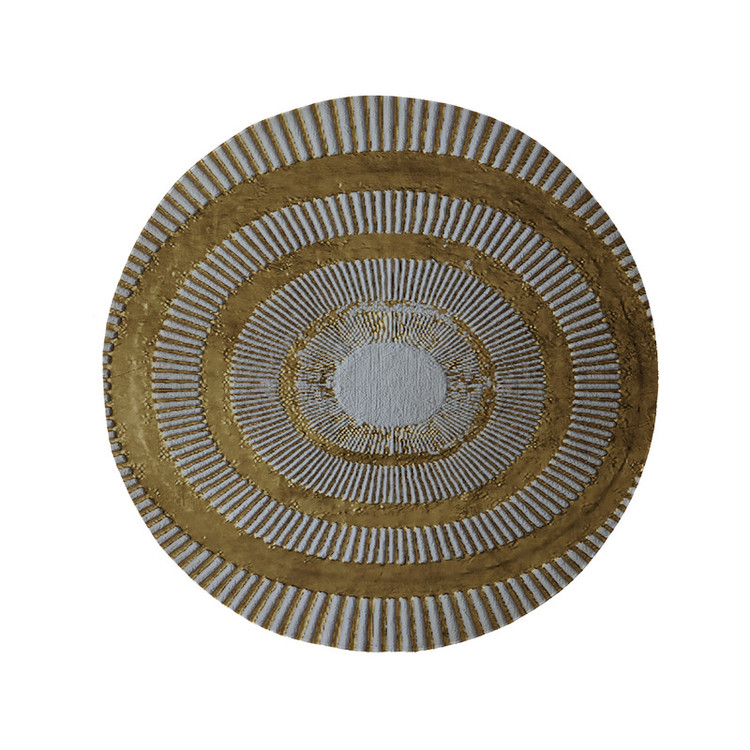 پادری مدل دایره طرح کلاسیک کد 8817 سایز 90 × 90 سانتی متر