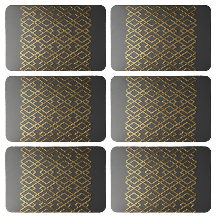 زیربشقابی طرح کلاسیک کد 8863 بسته 6 عددی