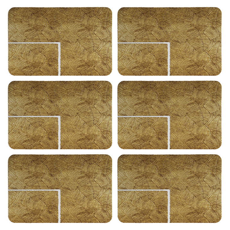 زیربشقابی طرح مدرن کد 8894 بسته 6 عددی
