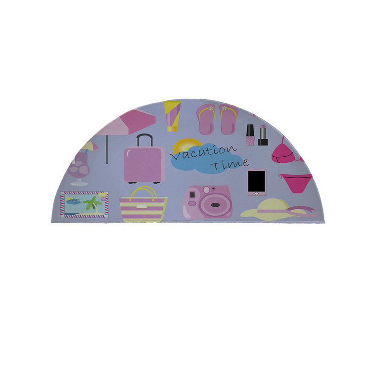 پادری مدل نیم دایره طرح کودکانه کد 8882 سایز 90×45 سانتی متر