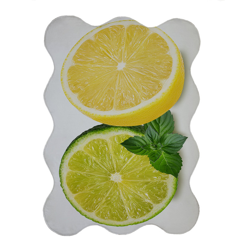 پادری مدل دالبر طرح لیمو کد 6309 سایز 80x110 سانتی متر