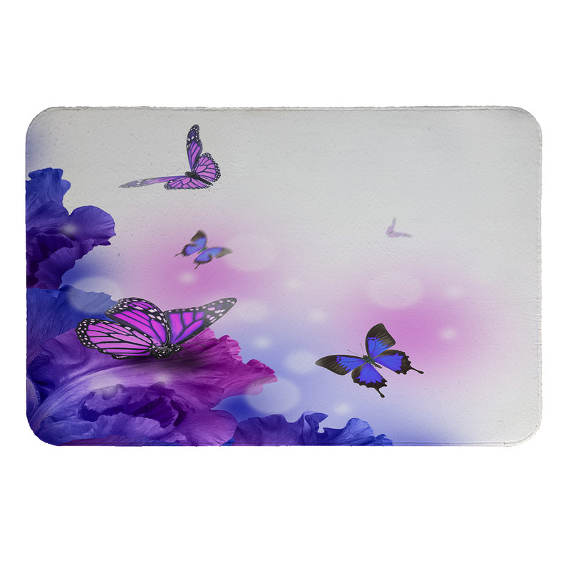 پادری طرح پروانه کد 5993 سایز 60 × 40 سانتی‌متر