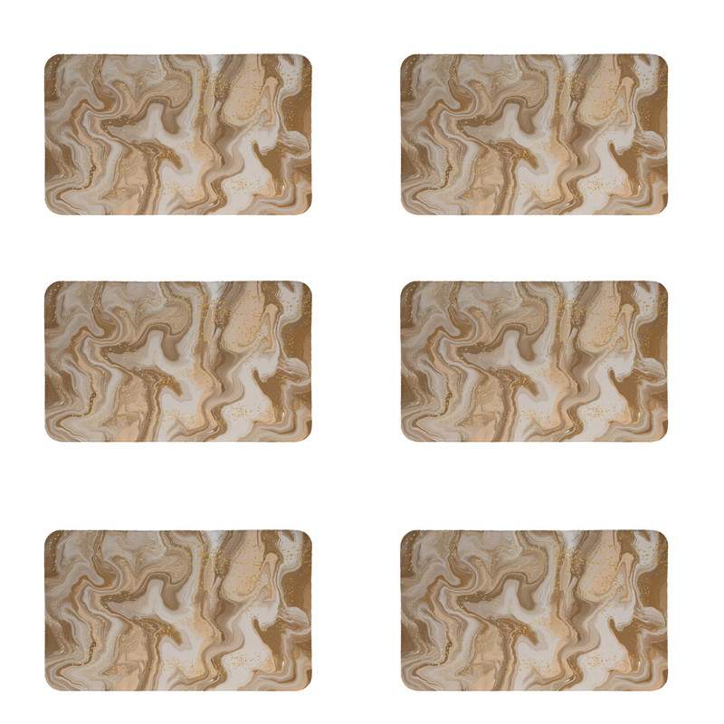 زیربشقابی طرح ابر و باد کد 8375 مجموعه 6 عددی