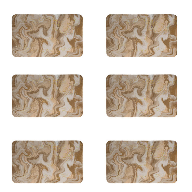 زیربشقابی طرح ابر و باد کد 8375 مجموعه 6 عددی