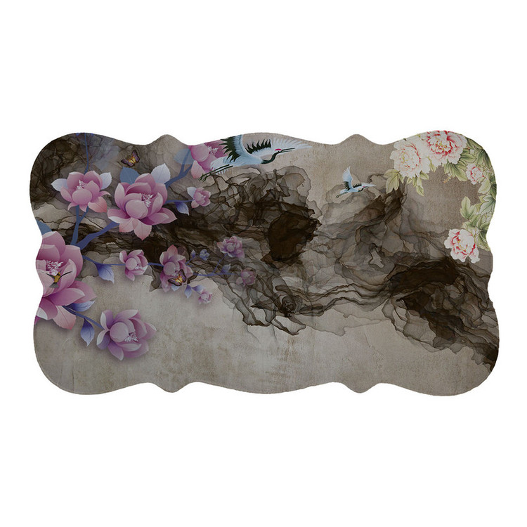 پادری مدل دالبر طرح گل کد 6110 سایز 110×60 سانتی متر