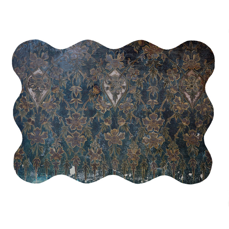 پادری مدل دالبر طرح کلاسیک کد 6107 سایز 80x110 سانتی متر