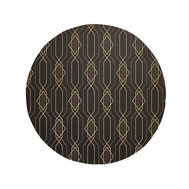 پادری مدل دایره طرح مدرن کد 8525 سایز 90 × 90 سانتی متر