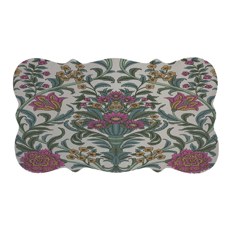 پادری مدل دالبر طرح گل کد 5863 سایز 110×60 سانتی متر