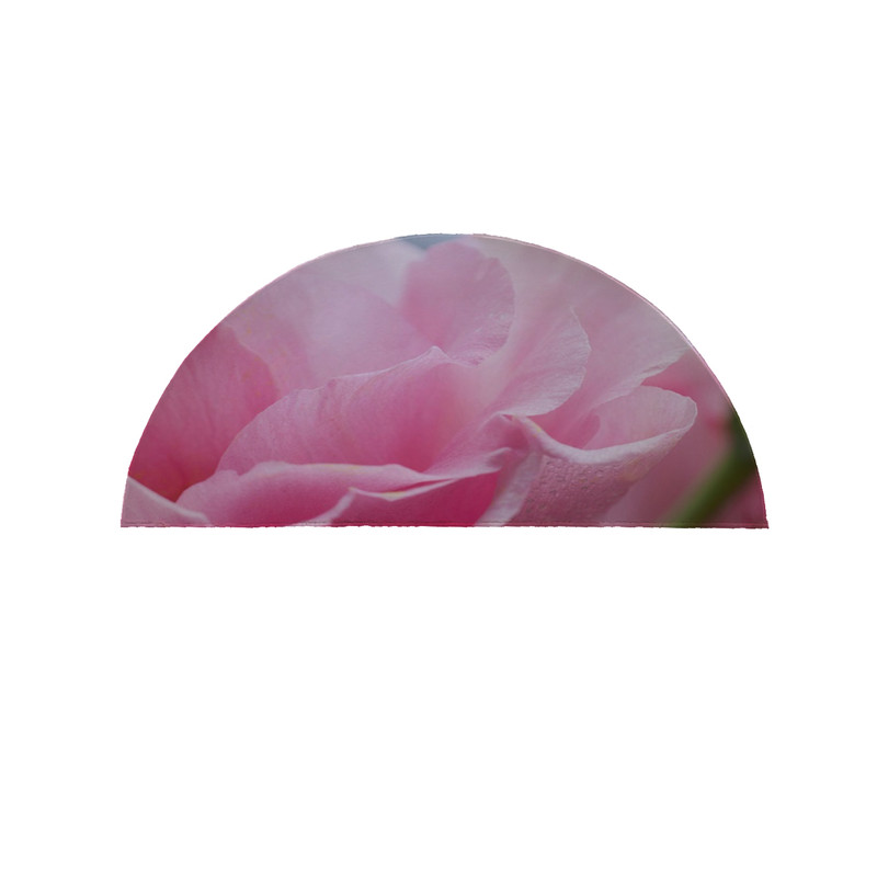 پادری مدل نیم دایره طرح گل کد 8100 سایز 90×45 سانتی متر