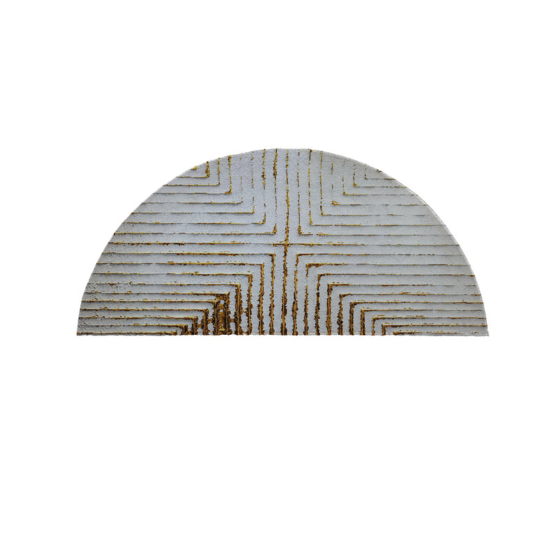 پادری مدل نیم دایره طرح مدرن کد 8898 سایز 90×45 سانتی متر