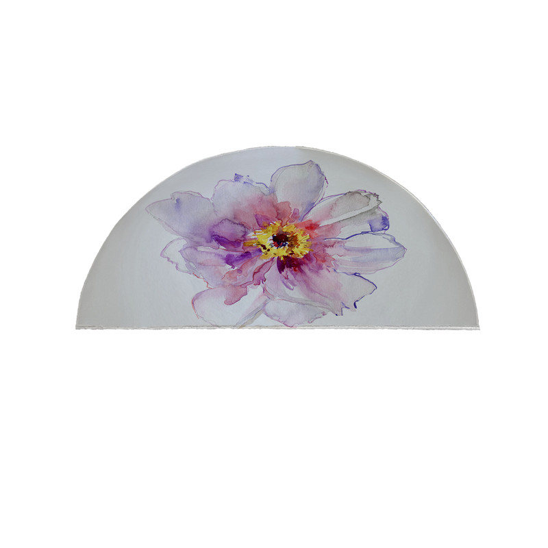 پادری مدل نیم دایره طرح گل کد 5150 سایز 90×45 سانتی متر