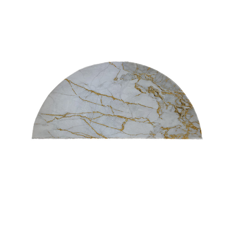 پادری مدل نیم دایره طرح سنگ کد 8609 سایز 90×45 سانتی متر