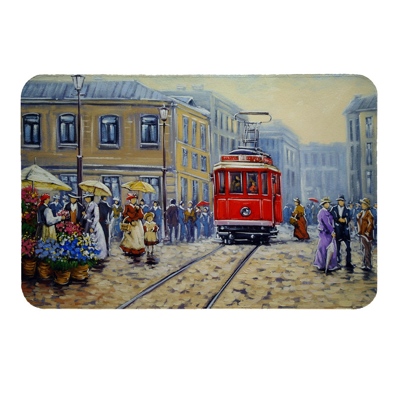 پادری طرح واگن کد 5190 سایز 110 × 80 سانتی متر