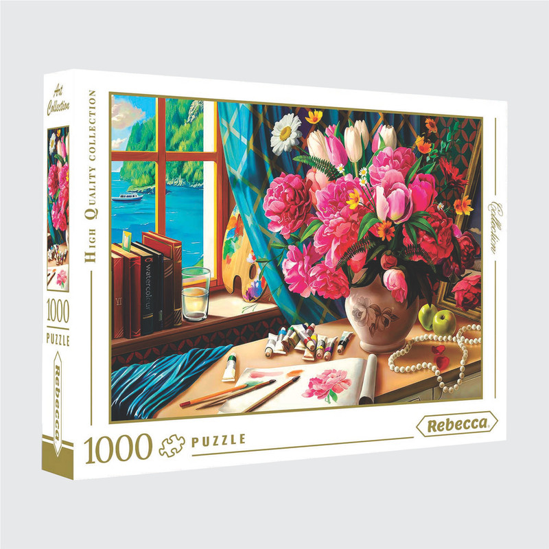 پازل 1000 تکه ربکا مدل رایحه هنر
