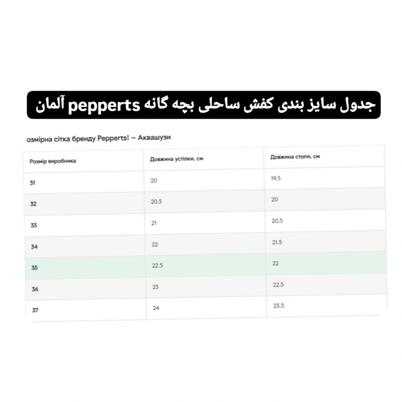 کفش ساحلی بچگانه پیپرتس مدل Pe 19543718