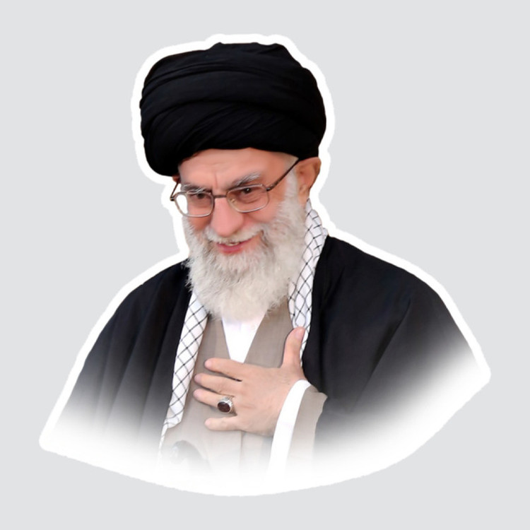 استیکر لپ تاپ پیکسل میکسل مدل رهبری آیت الله خامنه ای مجموعه 4 عددی