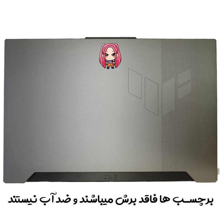 استیکر لپ تاپ مدل کی پاپ مجموعه 13 عددی کد 9761