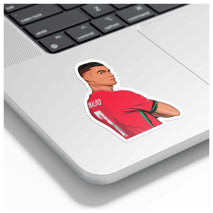 استیکر و برچسب گوفی مدل کریستیانو رونالدو بازیکن فوتبال طرح Ronaldo کد CR7-GX701 مجموعه 7 عددی