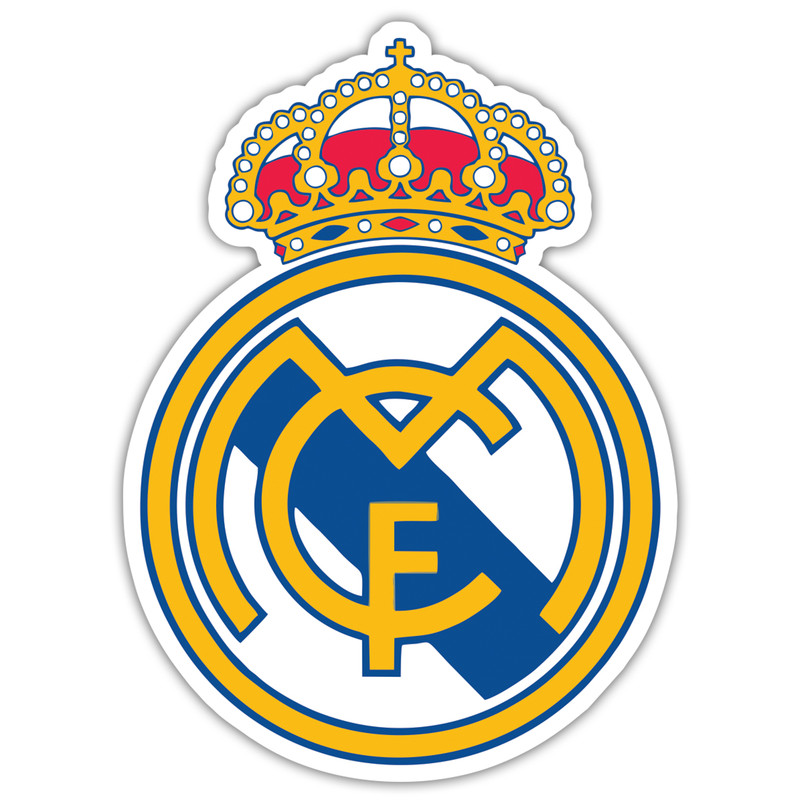 استیکر لپ تاپ طرح فوتبالی مدل realmadrid48