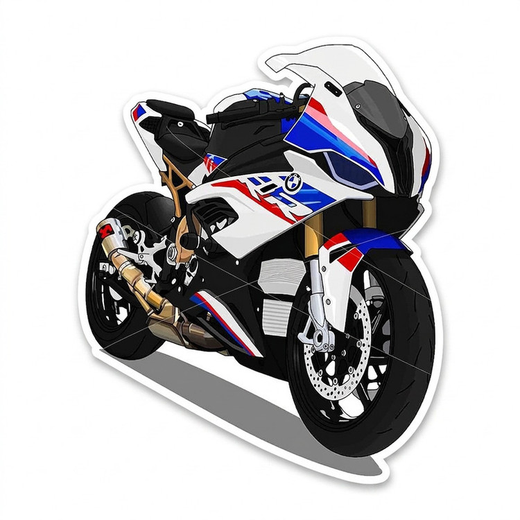 استیکر لپتاپ طرح موتور BMW کد 5555