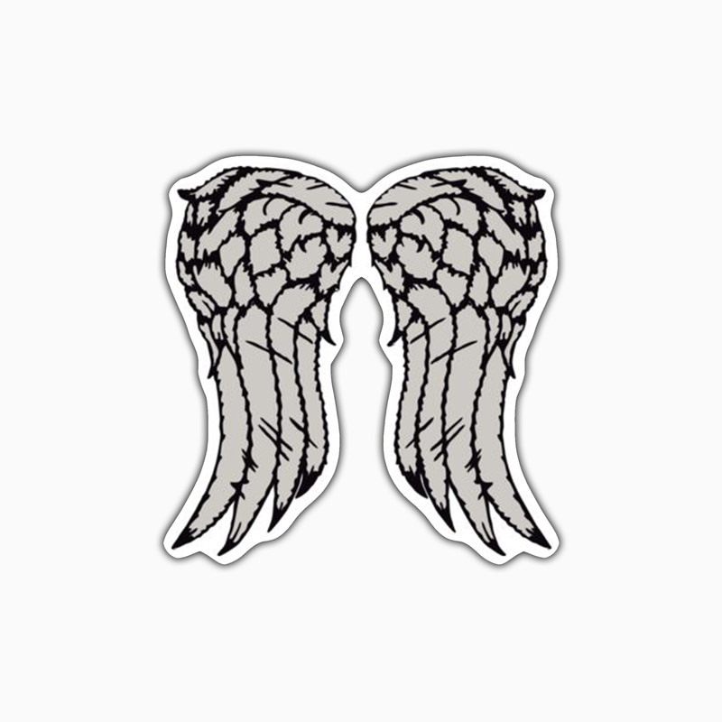 استیکر لپ تاپ و موبایل بووم طرح سریال Walkind Dead مدل Daryl Wings کد FR83