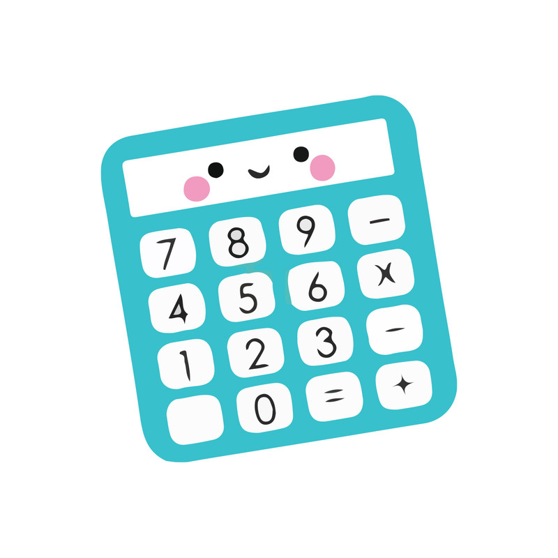 استیکر لپ تاپ طرح ماشین حساب کد 261