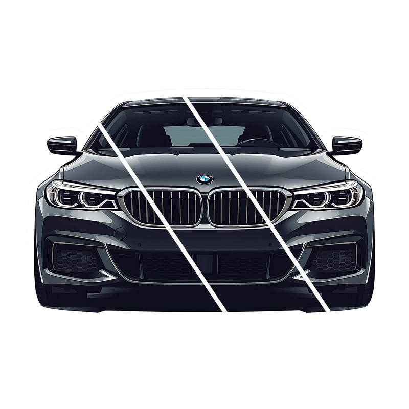 استیکر لپتاپ مدل ماشین BMW کد 950