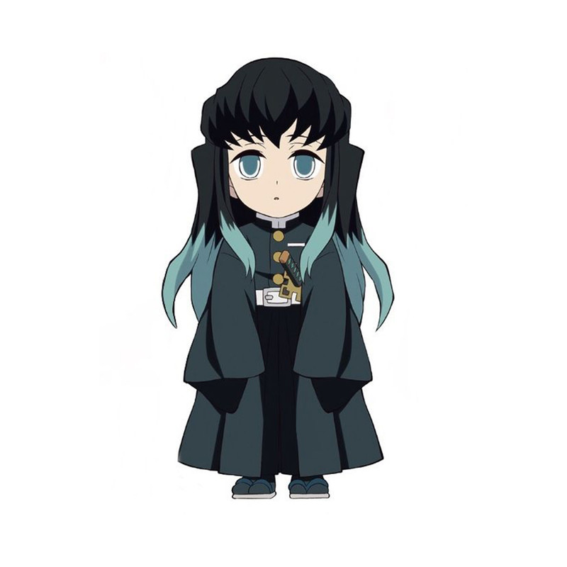 استیکر لپ تاپ و موبایل مدل انیمه طرح شیطان کش مویچیرو توکیتو demon slayer Muichiro Tokito کد 415