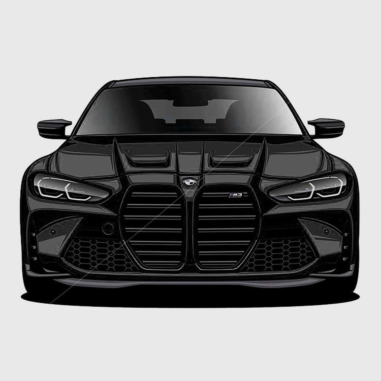 استیکر لپ تاپ طرح ماشین BMW کد 9577