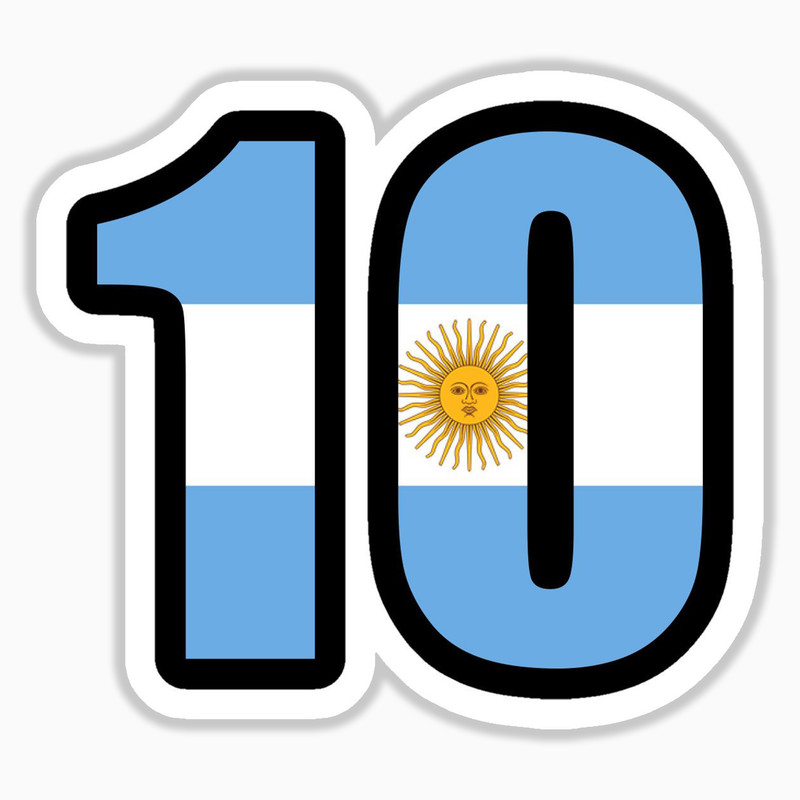 استیکر لپ تاپ و موبایل بووم طرح شماره10 مدل Messi کد MR38