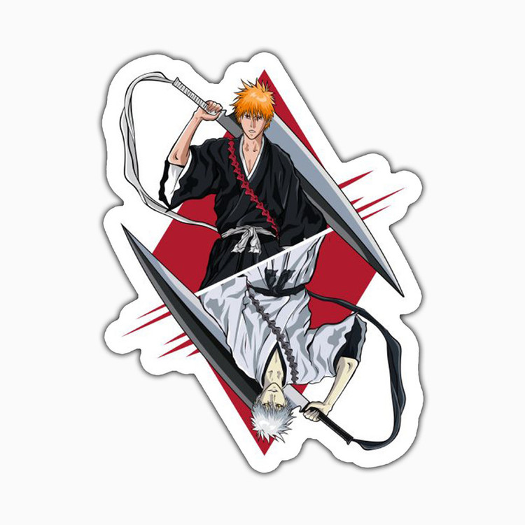 استیکر لپ تاپ و موبایل بووم طرح Anime Bleach کد PS76