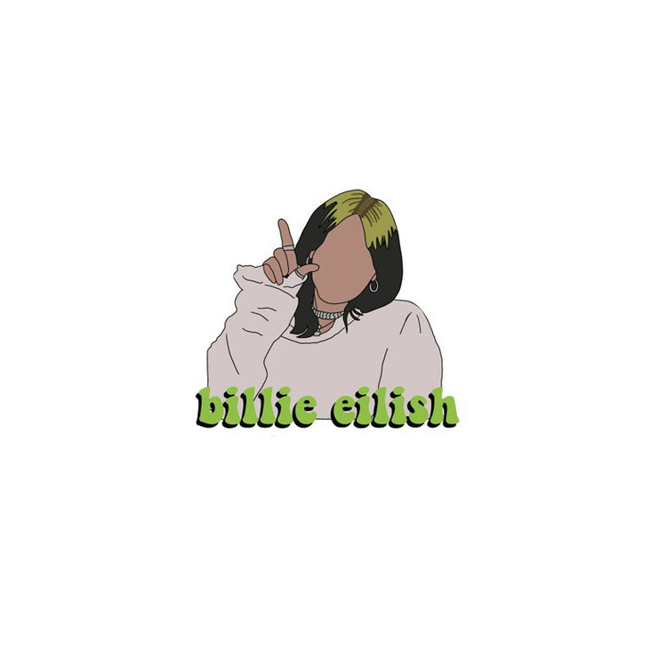 استیکر لپ تاپ طرح بیلی ایلیش کد 01