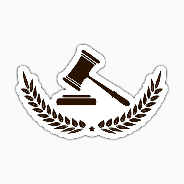 استیکر لپ تاپ و موبایل بووم طرح عدالت کد ET27