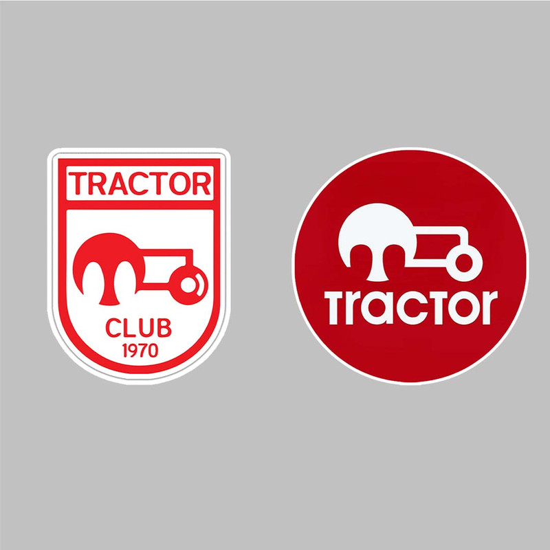 استیکر لپ تاپ کارنیکا طرح تراکتور مدل tractor-2222109 مجموعه 2 عددی