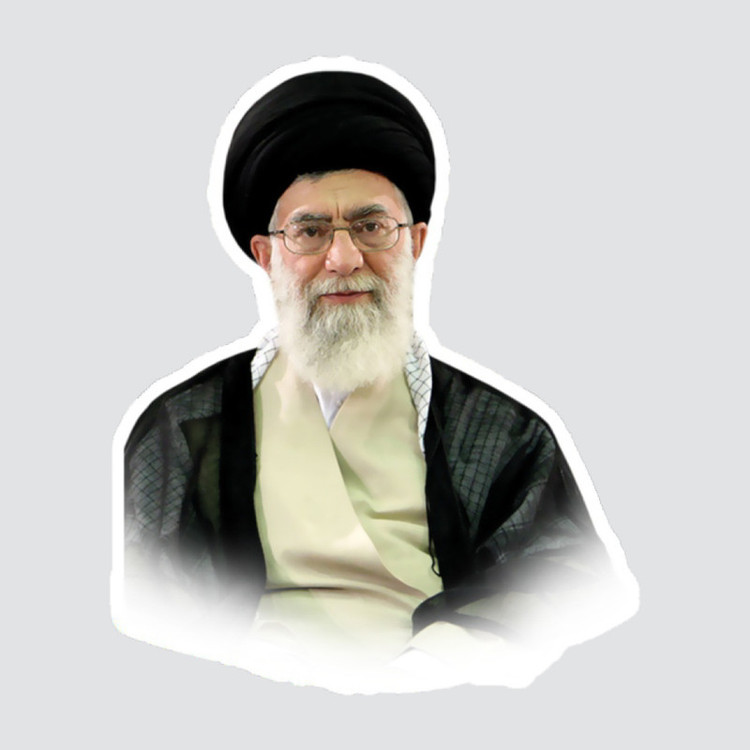 استیکر لپ تاپ پیکسل میکسل مدل مقام معظم رهبری