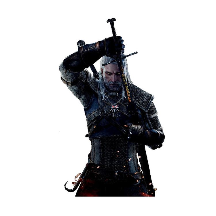 استیکر لپ تاپ و موبایل مدل بازی طرح ویچر Witcher کد 4145
