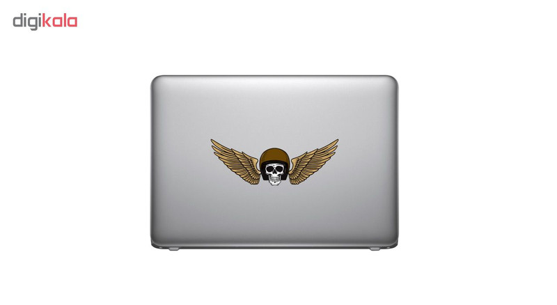 استیکر لپ تاپ طرح Skull Wings کد ۰۱