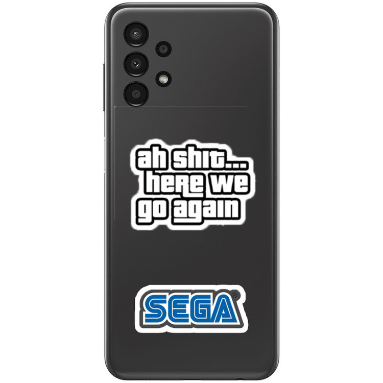 استیکر لپ تاپ و موبایل بووم طرح ویديو گیم کد 1589 مدل sega مجموعه 7 عددی