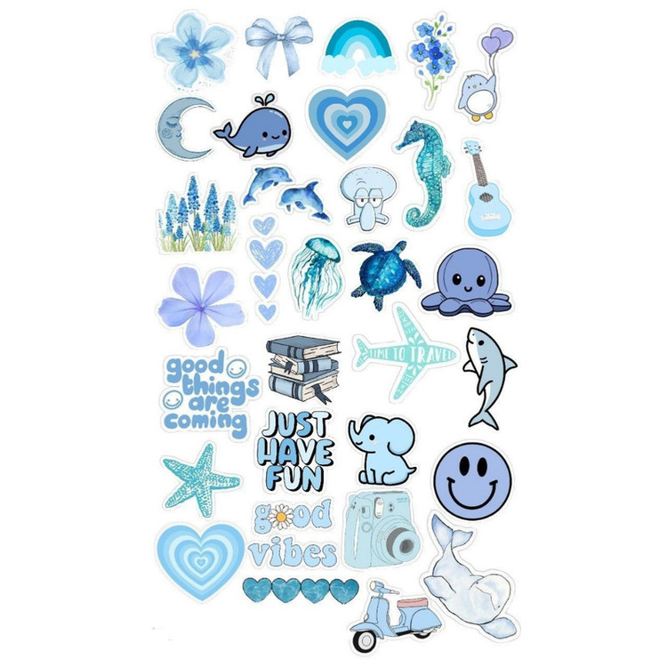 استیکر طرح sea animals کد 4 مجموعه 32 عددی
