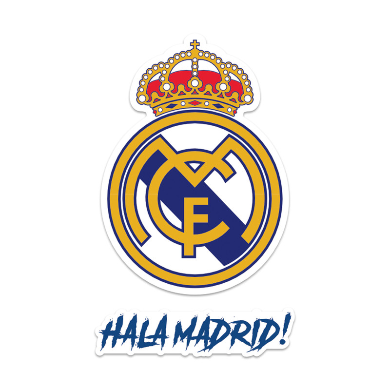 استیکر لپ تاپ مدل رئال مادرید real madrid کد STL1003 مجموعه 2 عددی