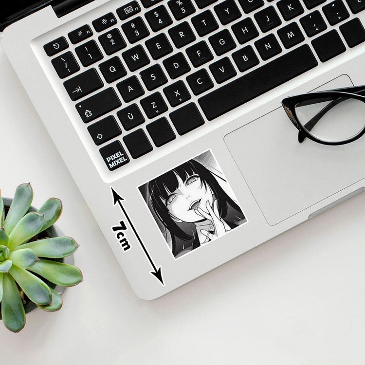 استیکر لپ تاپ پیکسل میکسل مدل انیمه kakegurui کد 4