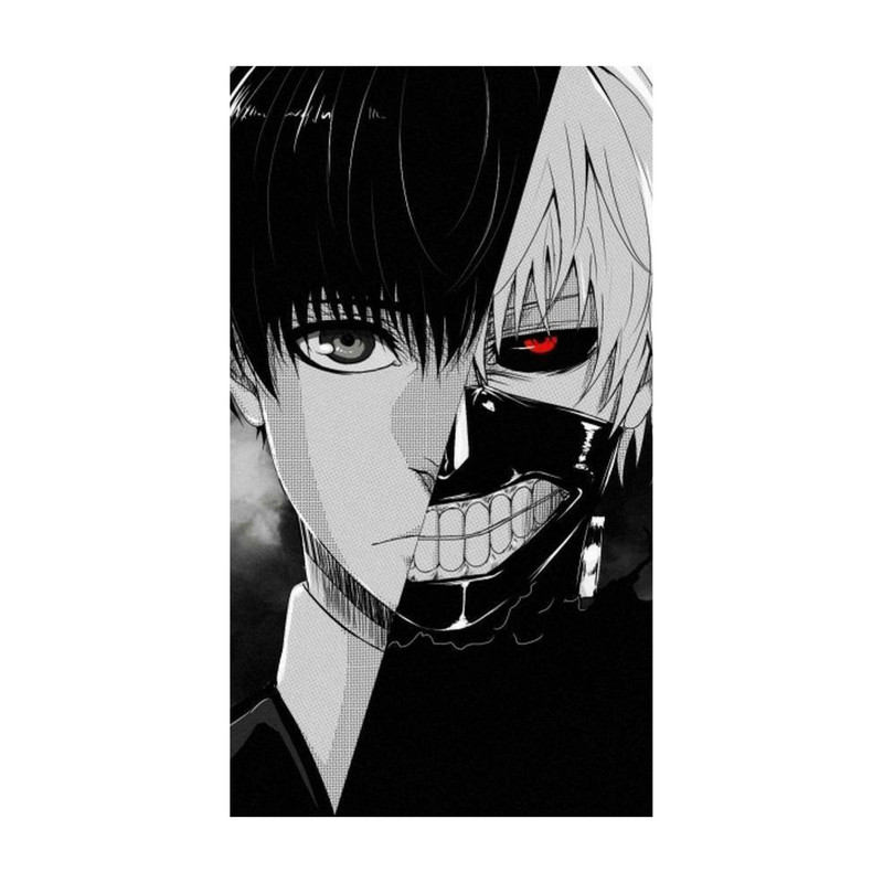 استیکر لپ تاپ و موبایل مدل انیمه طرح توکیو غول کن کانکی Tokyo Ghoul Ken Kaneki کد 2478