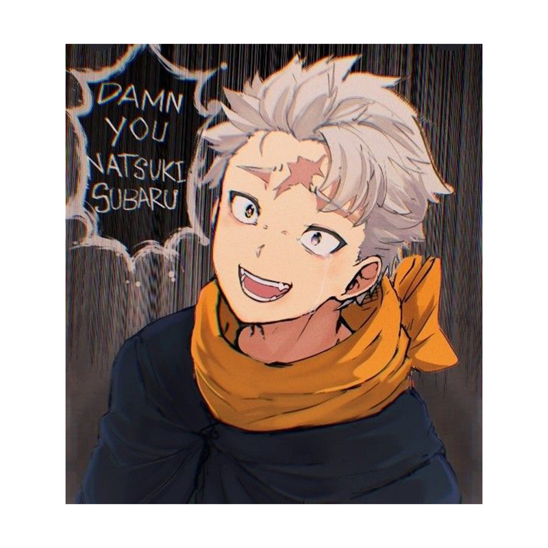 استیکر لپ تاپ و موبایل مدل انیمه طرح ری:زیرو  ناتسوکی سوبارو Re:ZERO Natsuki Subaru کد 5391